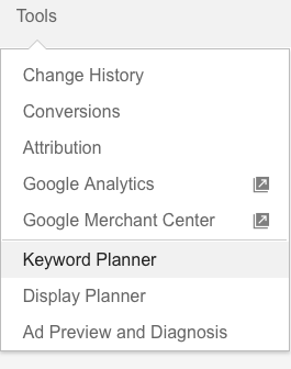 Keyword Planner